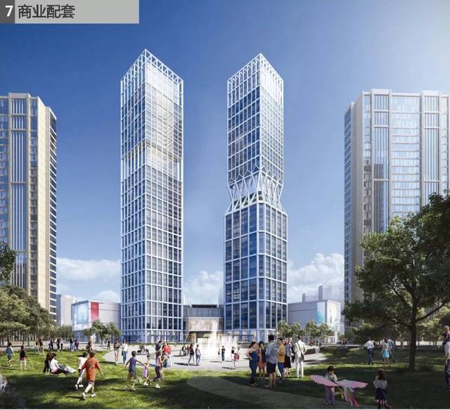 强化中轴共享,延续人民路城市空间轴线,串联活力岛区域功能.
