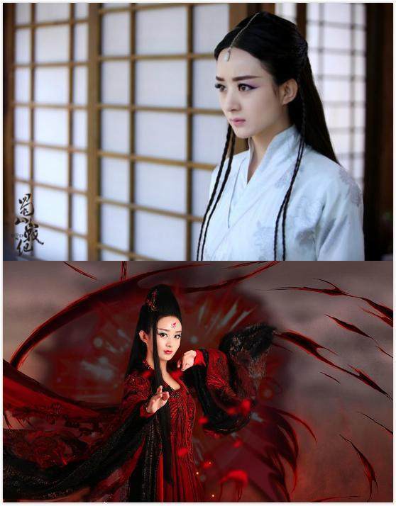 杨幂唐嫣刘诗诗赵丽颖热巴杨颖,女星古装红衣