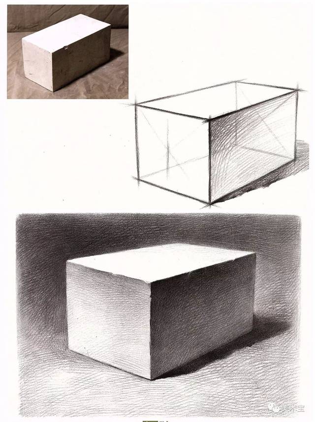 石膏几何形体是初学素描的必学课 因为几何体结构简单 是一切复杂