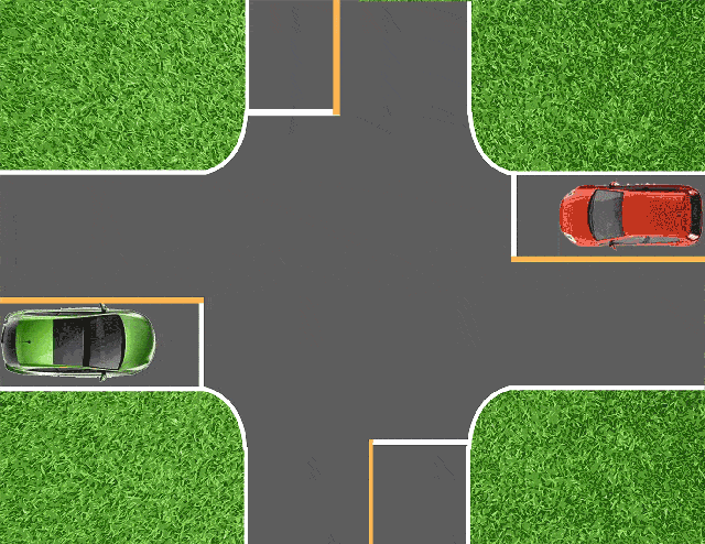 相对方向行驶的车辆, 左转弯车辆未让直行车辆先行,负事故全责