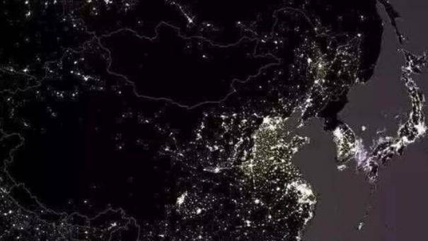 两张卫星图,看出中国和印度的一个重要差距图片