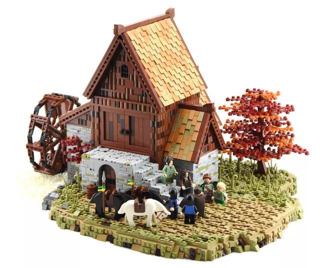 lego乐高moc作品欣赏:ayrlego建筑系列 小房子 小城堡