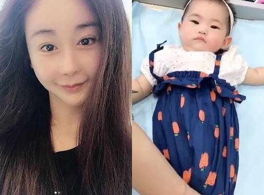 咸素媛晒女儿洗澡后照片:简直太漂亮了!希望这