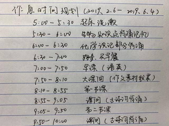 683分高考学霸作息时间曝光,原来这样才能上北大,学渣自愧不如