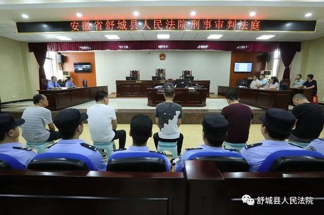 舒城县法院公开宣判程建等9人恶势力犯罪集团案件
