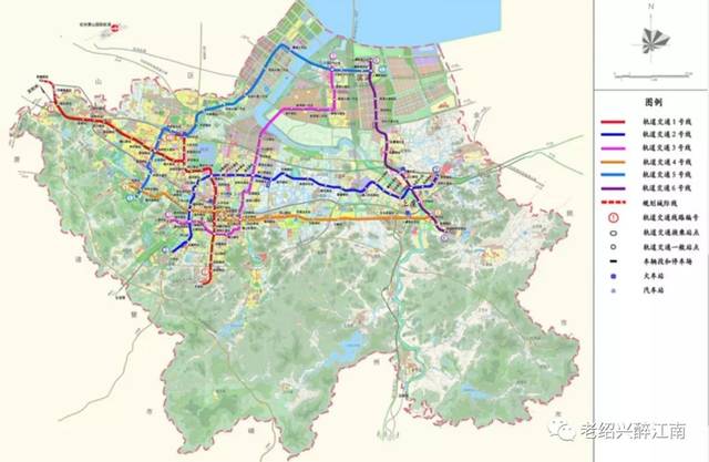 绍兴地铁5号线规划从柯桥区福全街道向东至城南,到阳明北路后向北途径