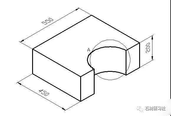 石材cad | cad中轴测图的尺寸标注方法