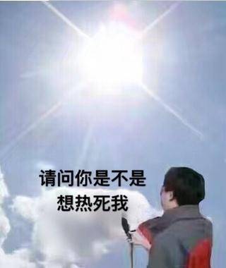 表示天好热表情包合集|打败我的不是天真是天真热