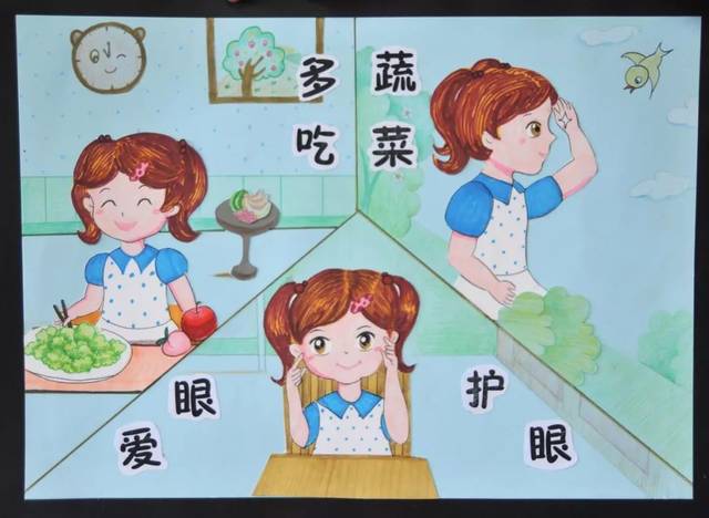 爱眼护眼!慈溪这些中小学生的绘画作品获奖啦!