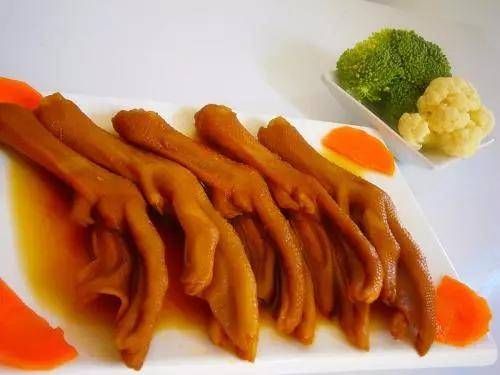 鸭爪菜谱窍门蒜头椒小小米青岛过年柠檬图片