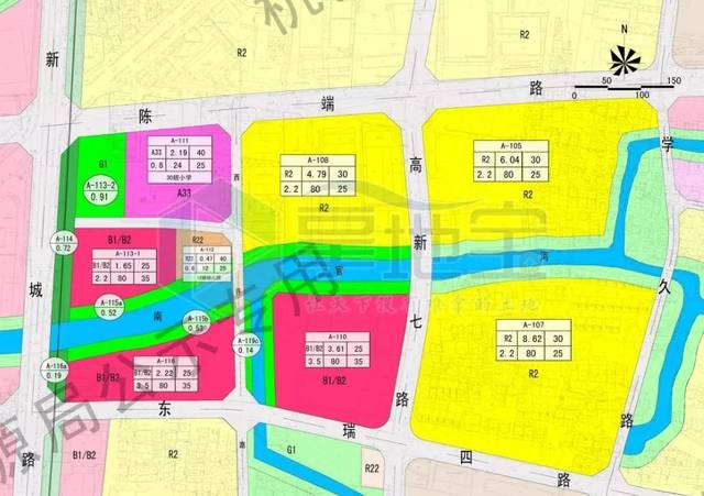 【规划】萧山新塘北控规局部调整,教育配套用地面积增加!