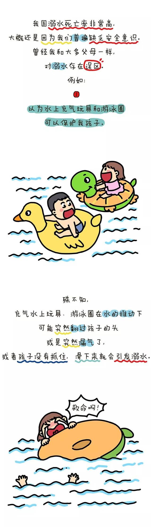 溺水,可能和你想象的不一样【漫画】