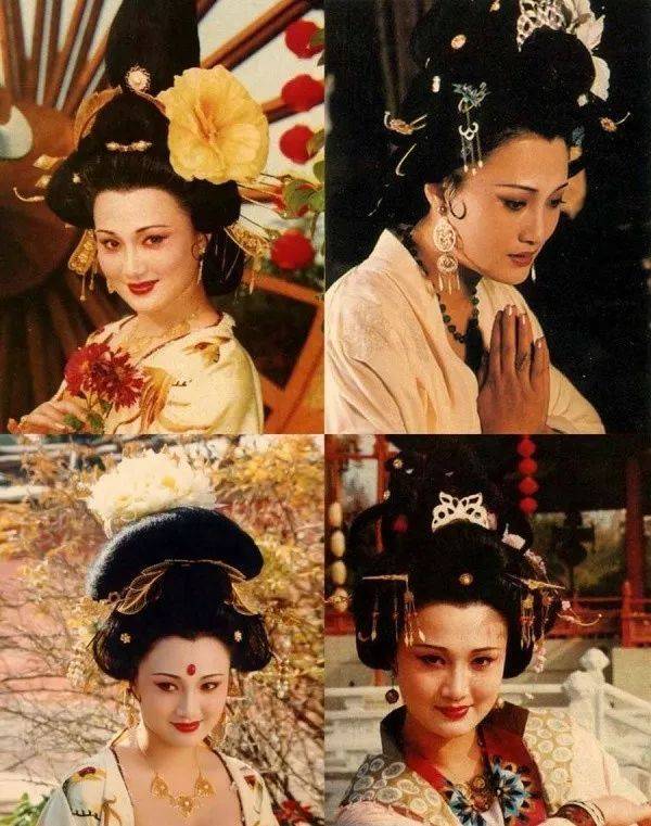 90年央视版《唐明皇》,林芳兵就非常有杨玉环的丰肌之美,既媚又艳.