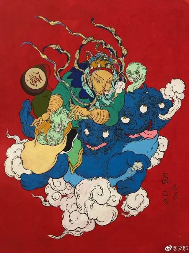 文娜的壁画就这样创造了"历史 看到的人们都不自觉地认为 这些都来自