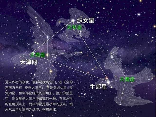 1, 《诗经》里的牛郎星和织女星 牛郎织女本来是两颗星,在银河的两侧