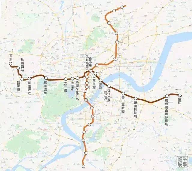 萧山南片交通将迎来大发展,地铁15号线规划经过临浦?还有.