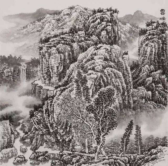 丹霞山之子——骆阳叶山水画作品欣赏