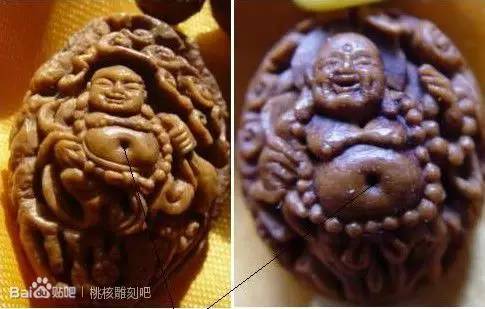桃核雕刻,要充分抓住桃核的优点