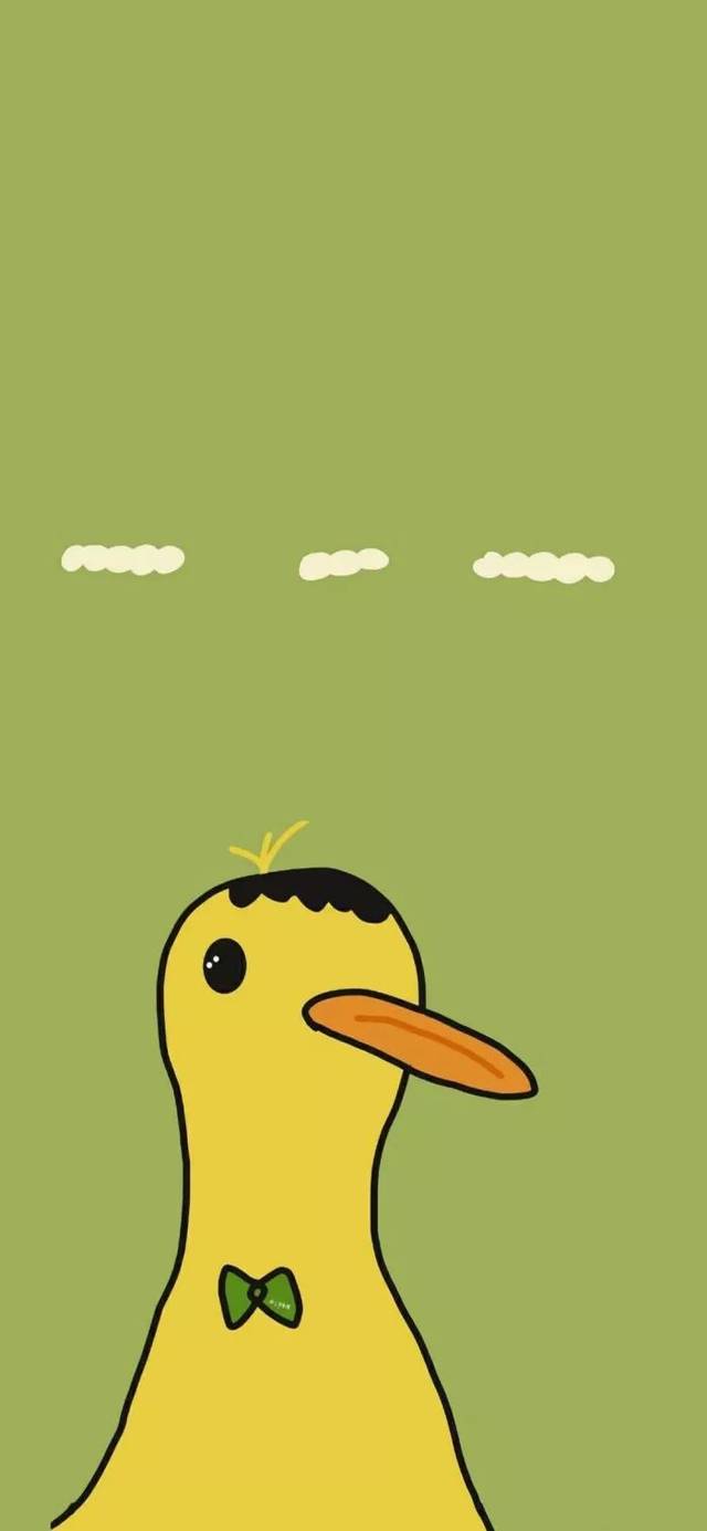 【全屏壁纸】今天也要加油鸭!_手机搜狐网