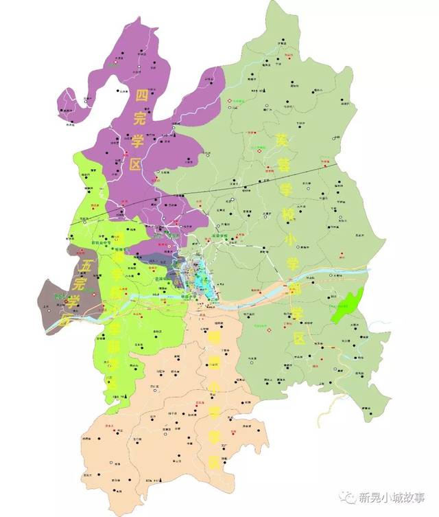 新晃2019晃州镇各学校学区划分(含学区图) 8月12日开始申请学位!