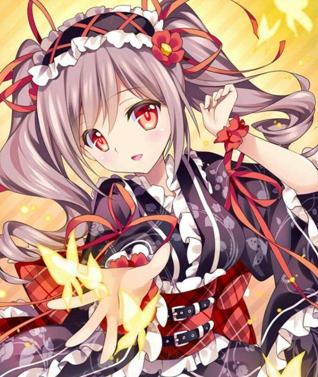 二次元动漫美图欣赏:打扮华丽,和蔼可亲的和风少女!