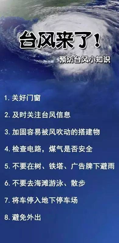 「安全提示」关于防范九号台风"利奇马"的安全提示