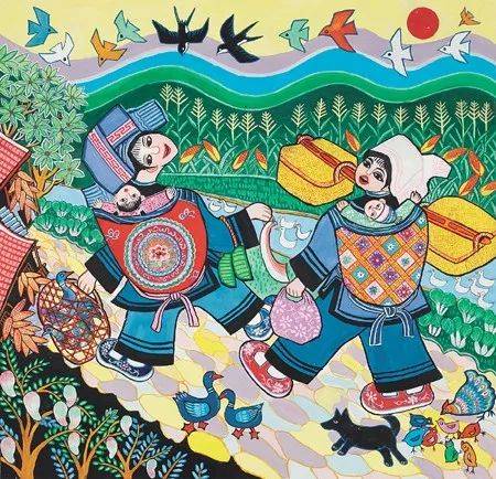 靖西壮族农民画:新时代南疆壮乡人民的幸福写照