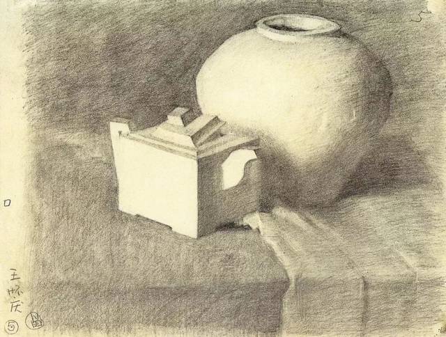 最全丨央美附中留校作品(含素描静物,石膏,头像,半身像,全身以及色彩)