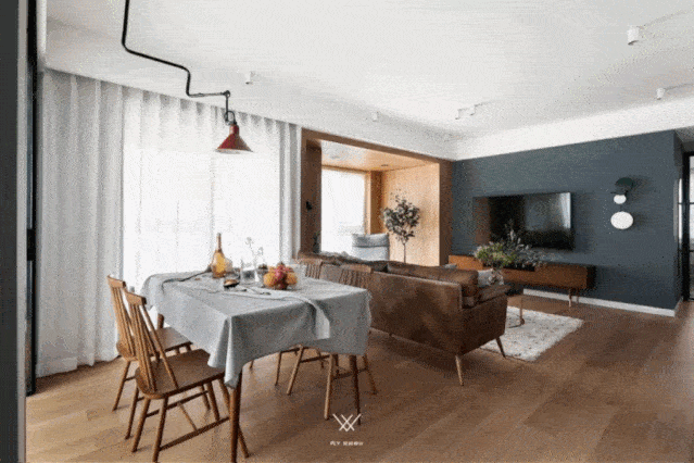 北欧风≠性冷谈,110㎡「姆明谷」般的家,规矩