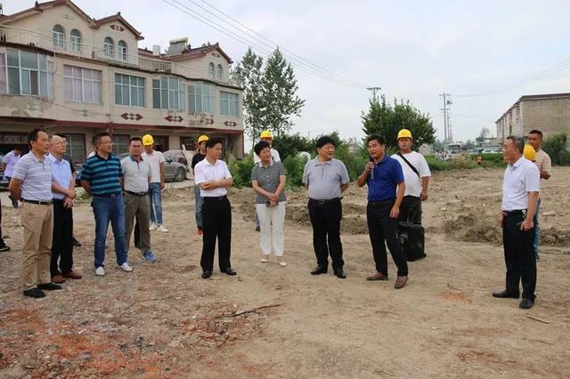 颍上县移民迁建现场会在半岗镇召开