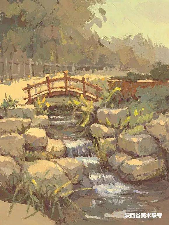 色彩风景写生(水粉)步骤 — 内附作品赏析