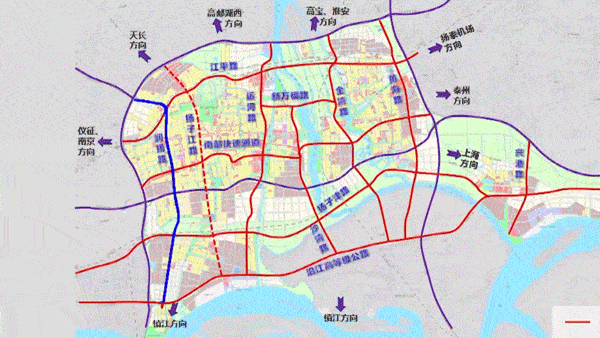 市城市总体规划(2012—2020)》中,规划了中心城区"五横七纵"快速路网