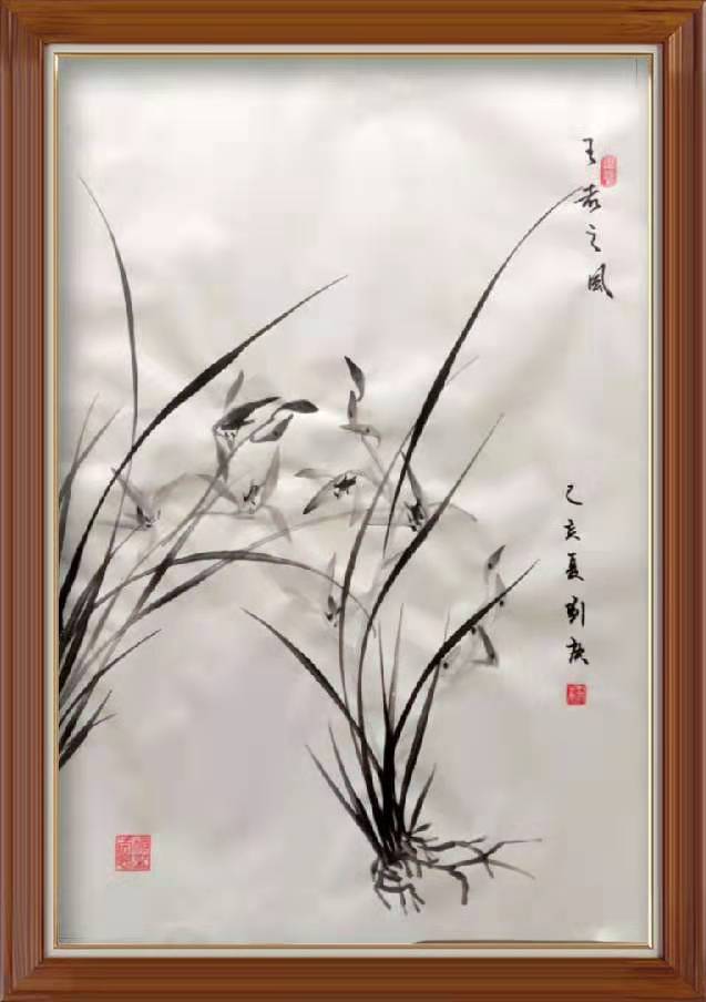 兰薰桂馥—西安画兰名家刘庚国画作品欣赏