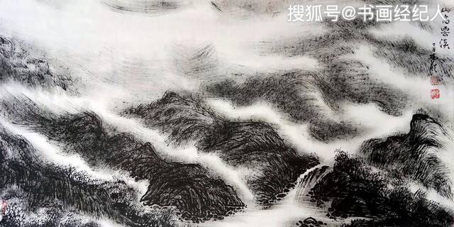 评画家李颠-焦墨山水的发展者