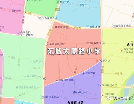 牡丹区实验小学4个校区,太原路小学,牡丹区第二实验小学招生范围及