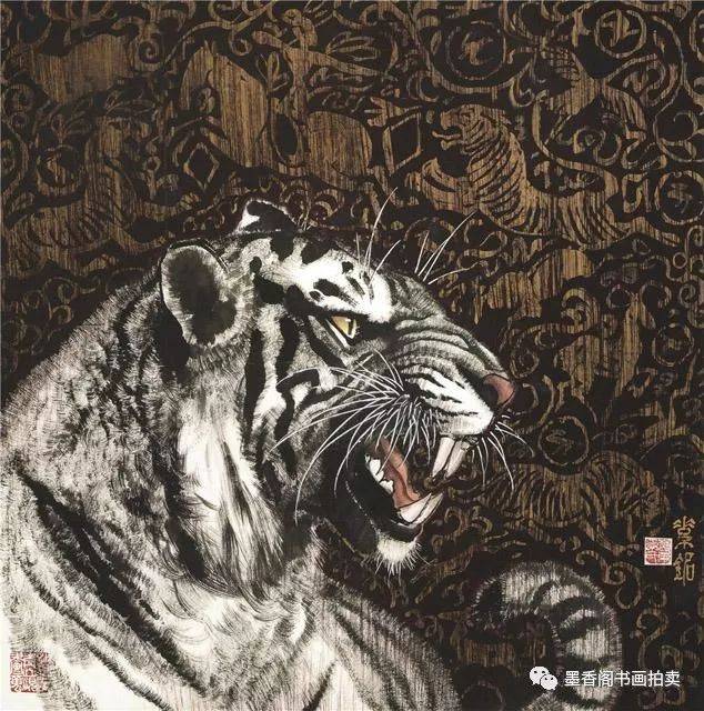 当代"虎痴"卓素铭及其画笔下的猛虎