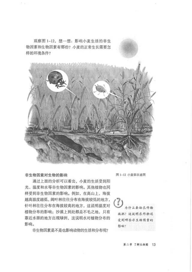 七年级生物上册电子课本