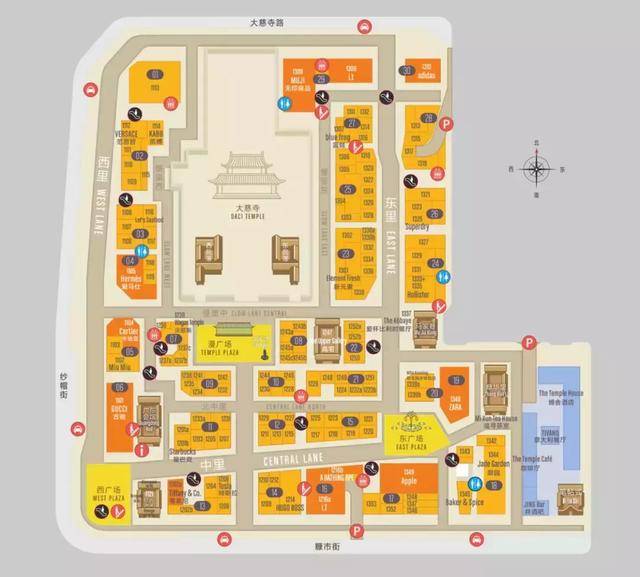 从50张商场平面图,看购物中心动线规划!