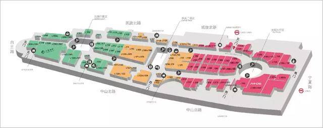 从50张商场平面图,看购物中心动线规划!