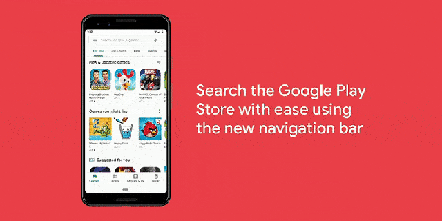 google play应用商城全新改版:更简洁,更有活力