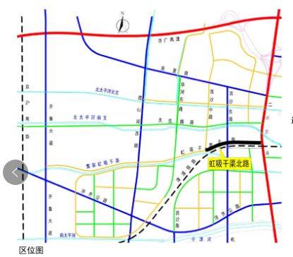 2米,规划红线宽25米,双向两车道,7米机动车道,两侧依次为绿化带1.