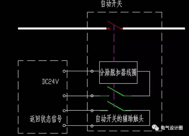 消防强切模块工作原理图
