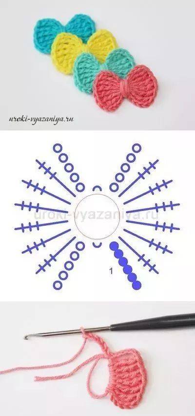 全世界的蝴蝶结钩法,我都给你找到了(附视频教程)