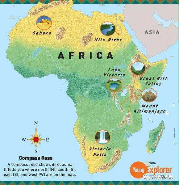 一,非常之洲 非洲 ▼ 撒哈拉沙漠 ▼ 尼罗河 (@nasa) 注释:尼罗河