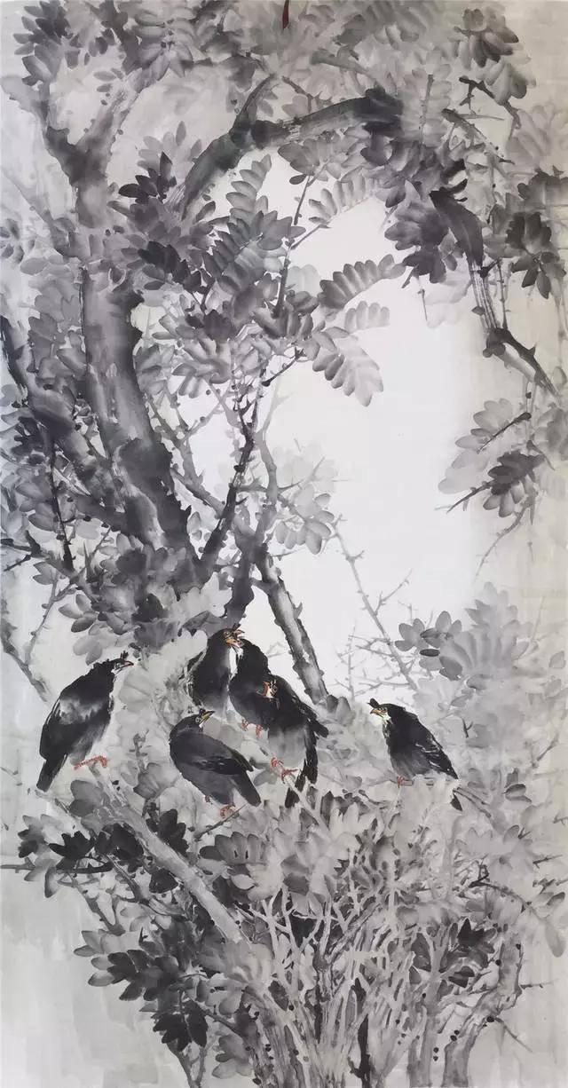 中国美术家协会会员解荣德花鸟画作品欣赏
