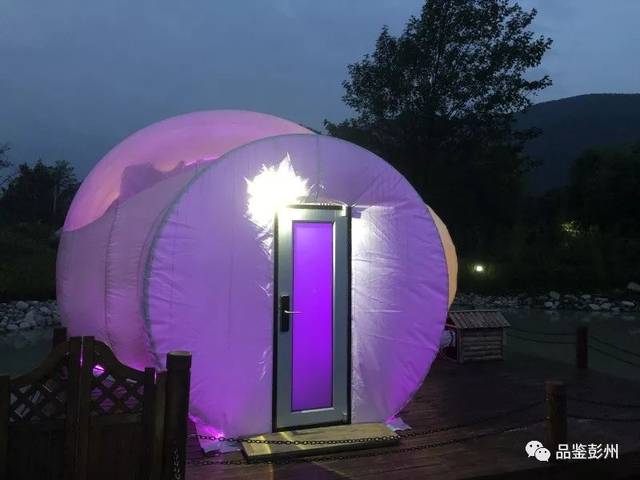 彭州首家"网红泡泡屋酒店"开门迎客!带你解锁360°星空之旅.