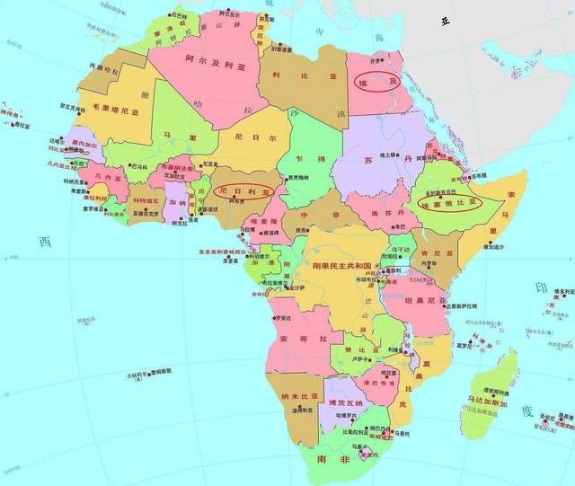 非洲人口最多的国家是哪一个