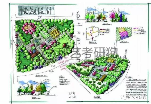 景观快题丨街头绿地/游园景观专题作品集锦-不定期更新