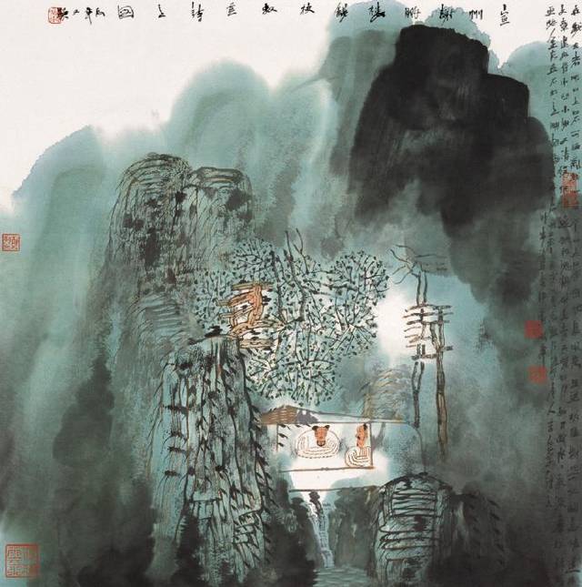 天地大美,静观八荒,卢禹舜山水画作品欣赏