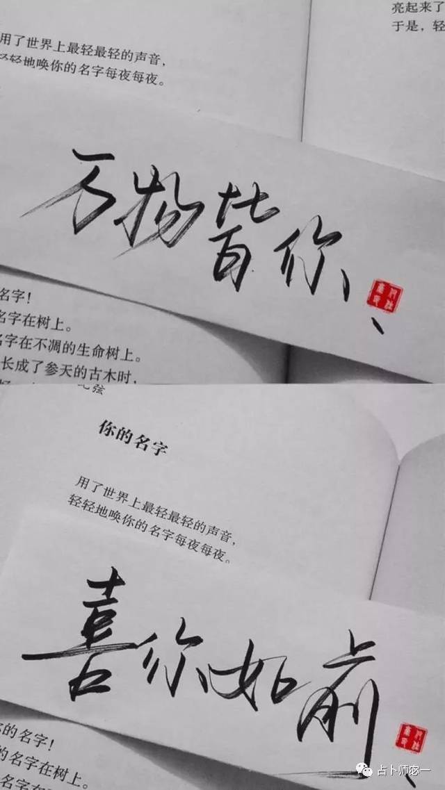 的东西 就不要问别人好不好看 喜欢胜过所有道理 选择抵不过我乐意